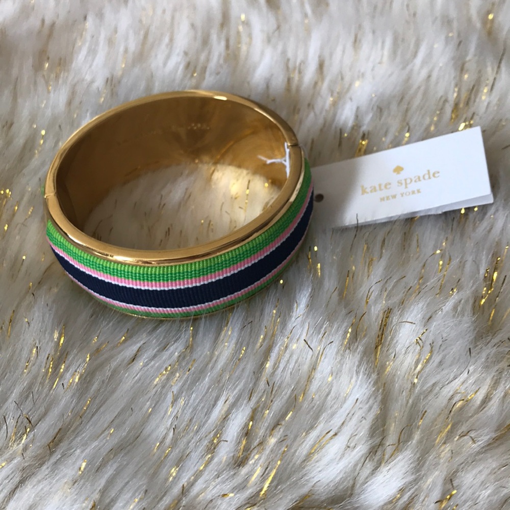 Kate spade ribbon stripe bracelet